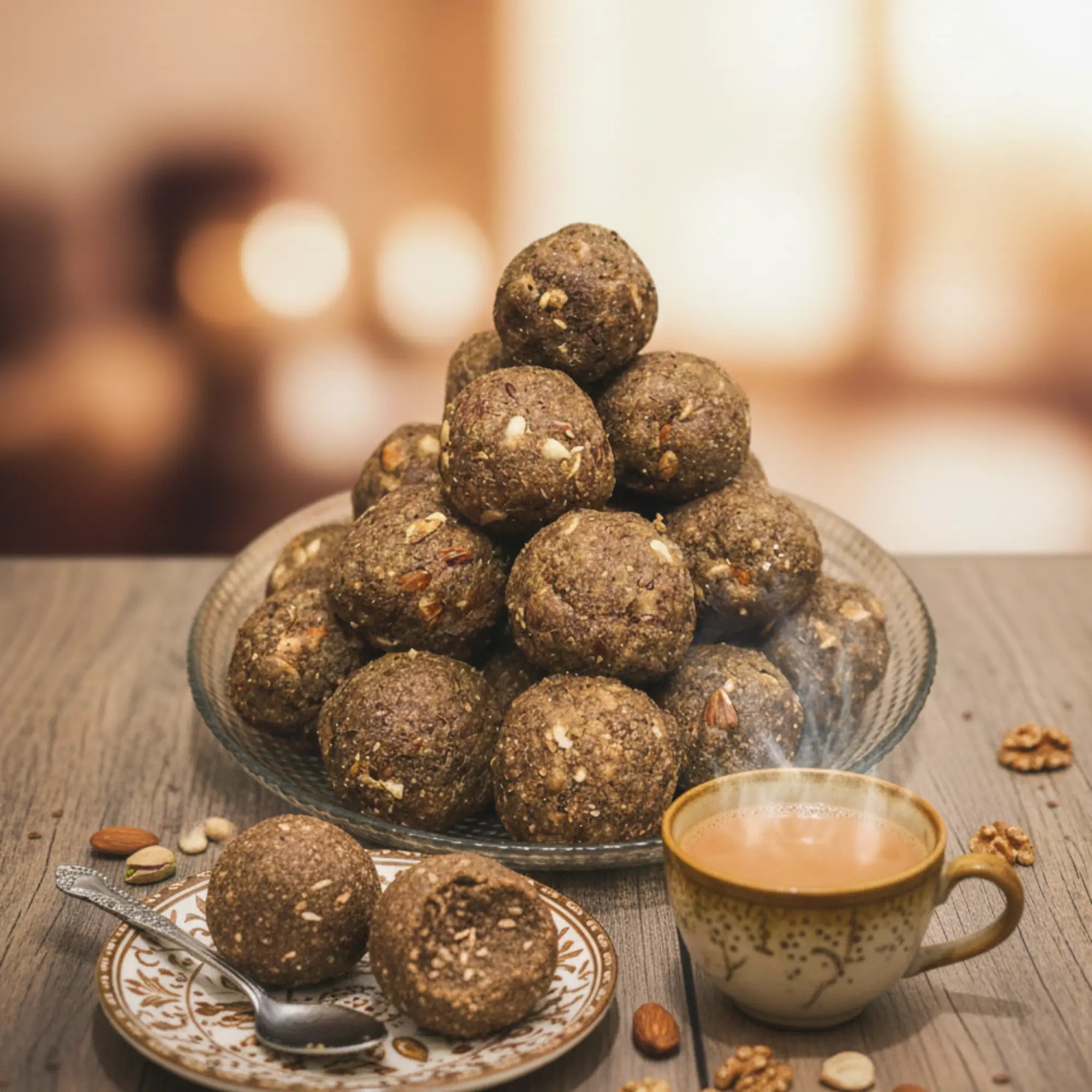 Desi alsi ki pinni healthy winter food for energy