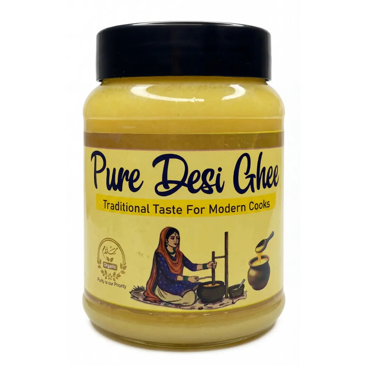 Salaam Organic homemade buffalo desi ghee in jar